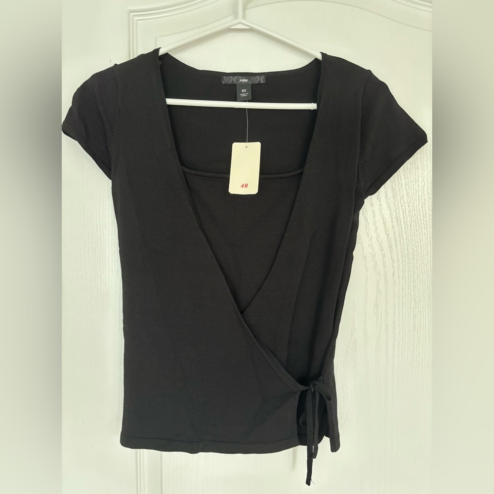 H&M Elegant Black Top